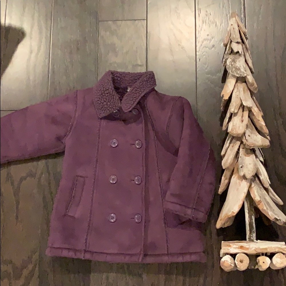 💜GAP girls button  coat